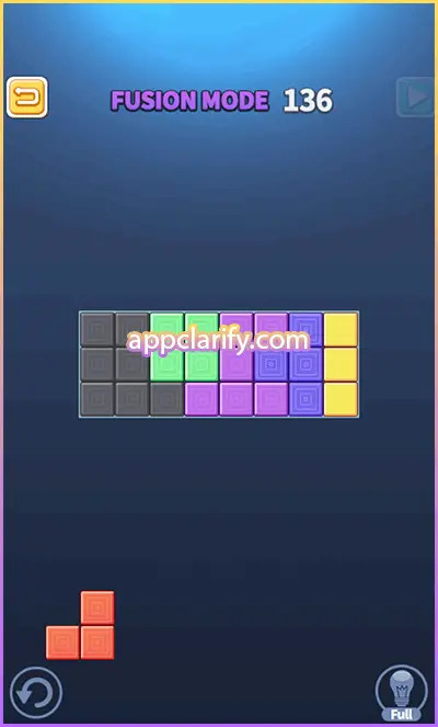 Block Puzzle King Fusion Mode Solutions