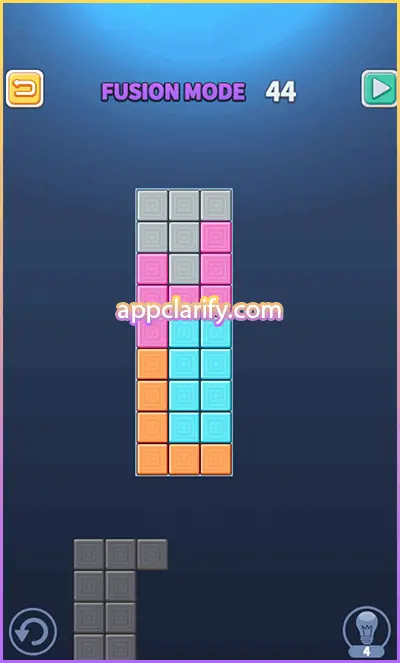 Block Puzzle King Fusion Mode Solutions