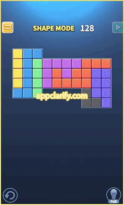 Block Puzzle King Shape Mode Solutions