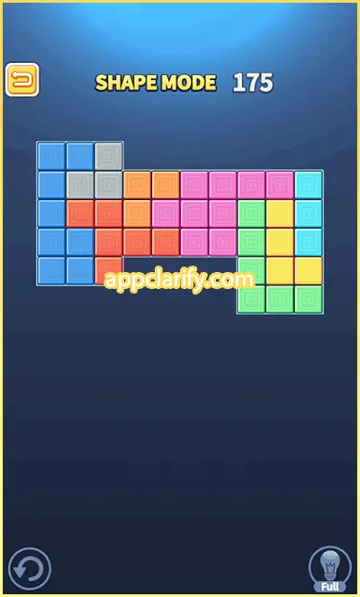 Block Puzzle King Shape Mode Solutions