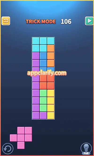 Block Puzzle King Trick Mode Solutions