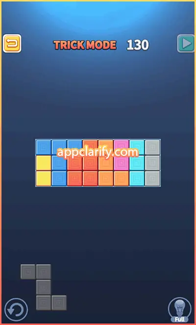 Block Puzzle King Trick Mode Solutions