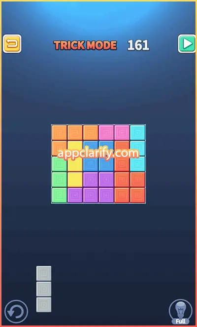 Block Puzzle King Trick Mode Solutions