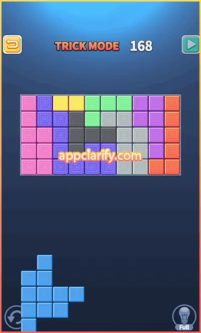 Block Puzzle King Trick Mode Solutions