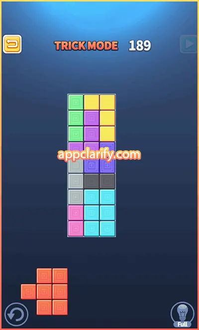 Block Puzzle King Trick Mode Solutions