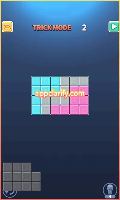 Block Puzzle King Trick Mode Solutions