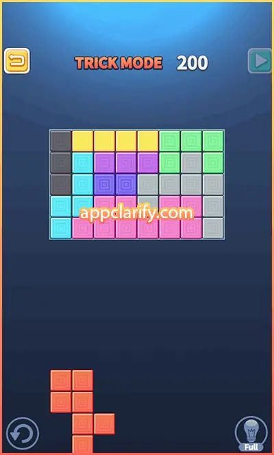 Block Puzzle King Trick Mode Solutions