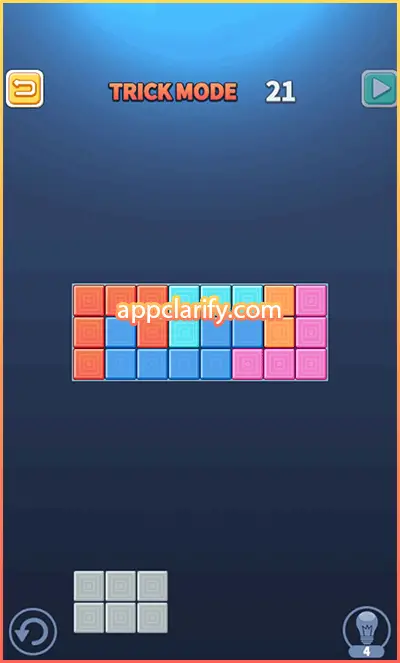 Block Puzzle King Trick Mode Solutions