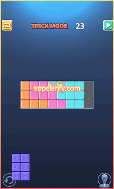 Block Puzzle King Trick Mode Solutions