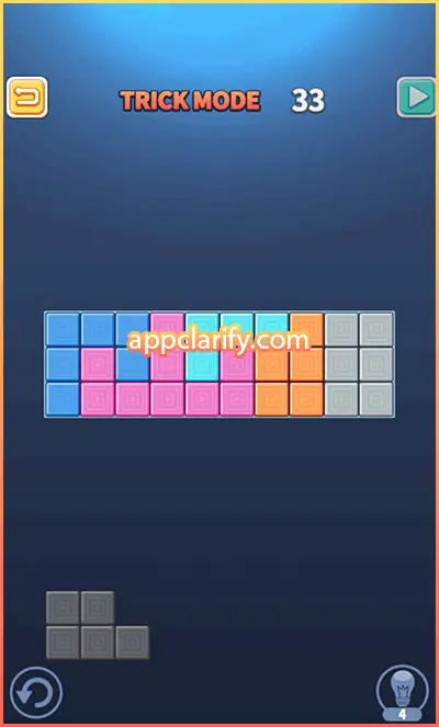 Block Puzzle King Trick Mode Solutions