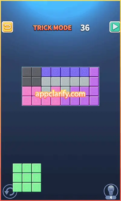 Block Puzzle King Trick Mode Solutions