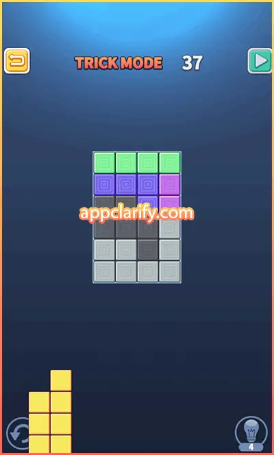 Block Puzzle King Trick Mode Solutions