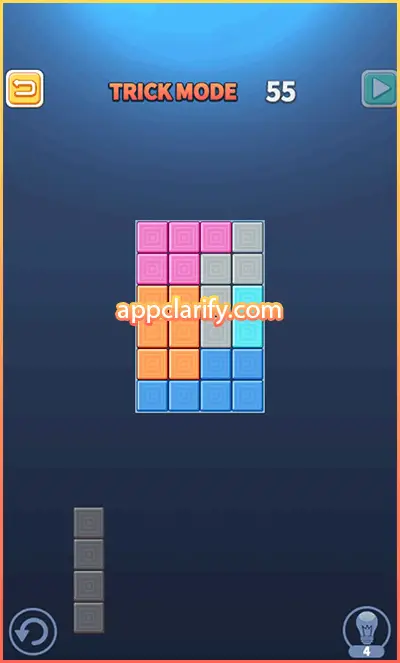 Block Puzzle King Trick Mode Solutions