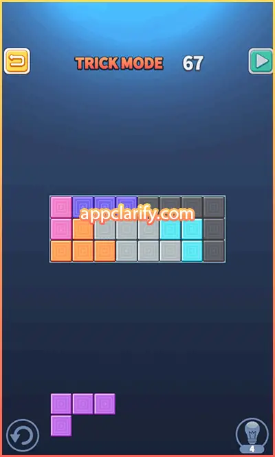 Block Puzzle King Trick Mode Solutions