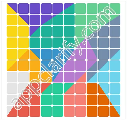 Block & Shapes: Color Tangram Solutions