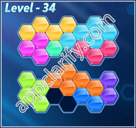 Block! Hexa Puzzle Rainbow B Solutions