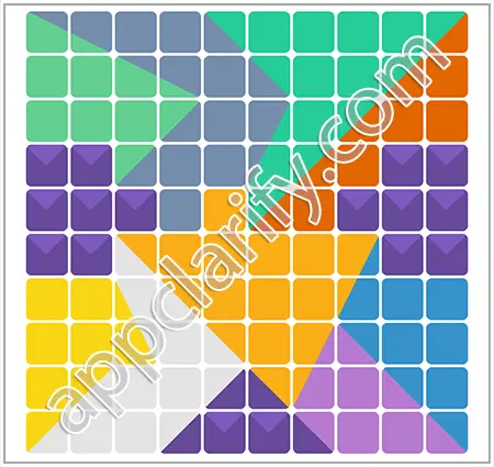 Block & Shapes: Color Tangram Solutions