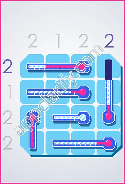Thermometers Puzzles Pack A Solutions