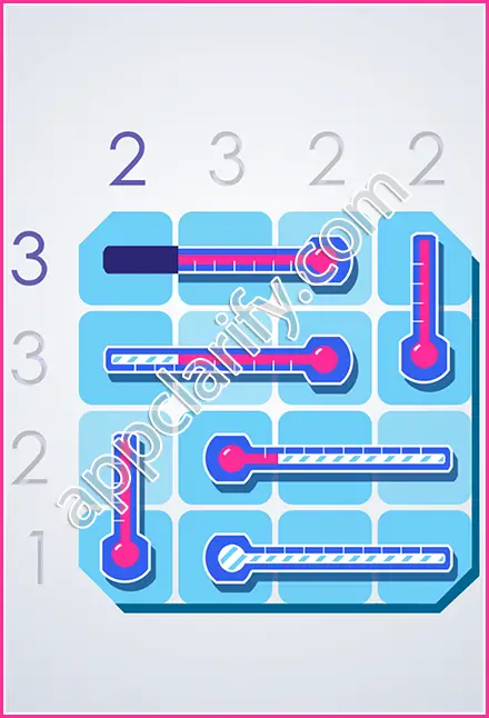 Thermometers Puzzles Pack A Solutions
