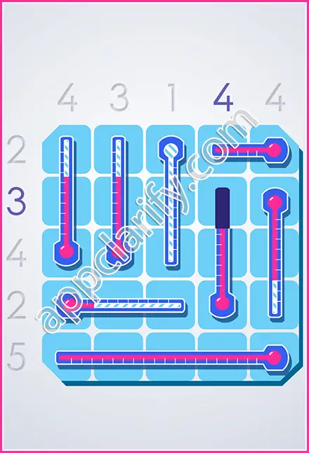 Thermometers Puzzles Pack B Solutions