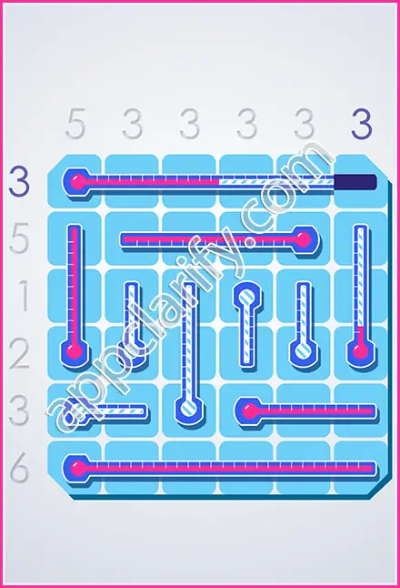 Thermometers Puzzles Pack C Solutions