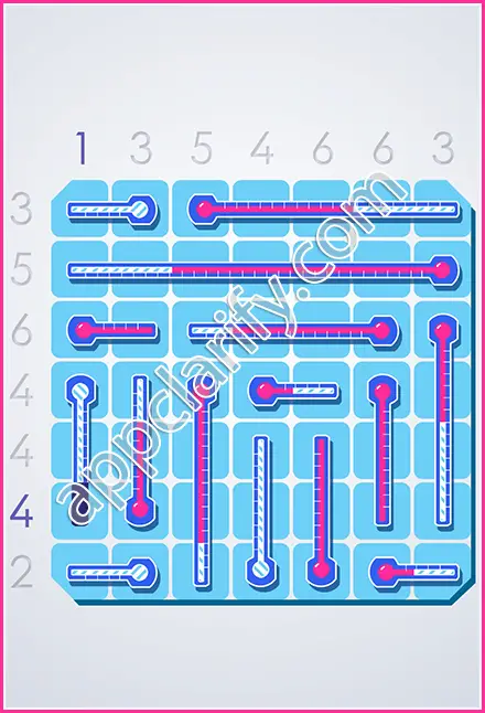 Thermometers Puzzles Pack D Solutions