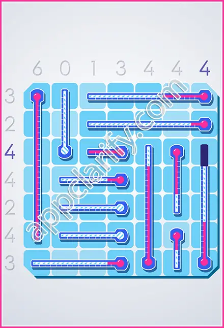 Thermometers Puzzles Pack D Solutions