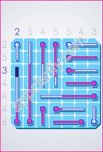 Thermometers Puzzles Pack D Solutions