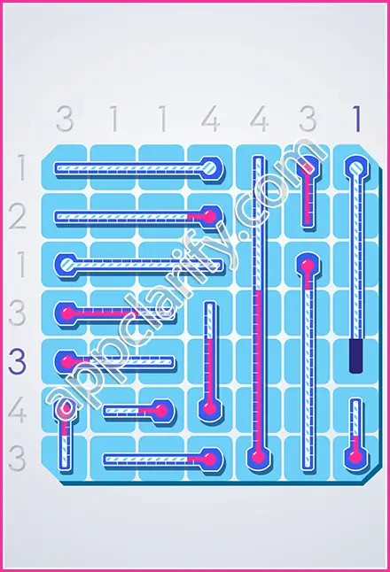 Thermometers Puzzles Pack D Solutions