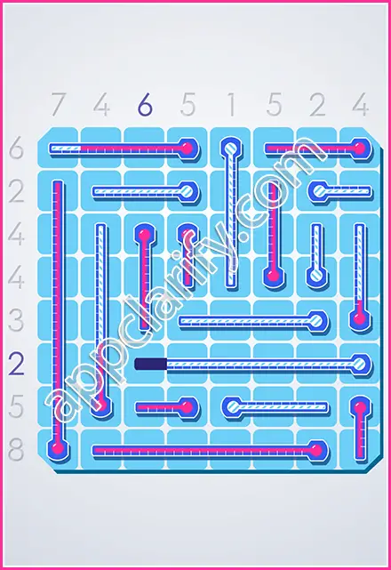 Thermometers Puzzles Pack E Solutions