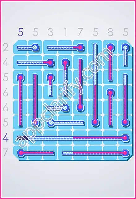 Thermometers Puzzles Pack E Solutions