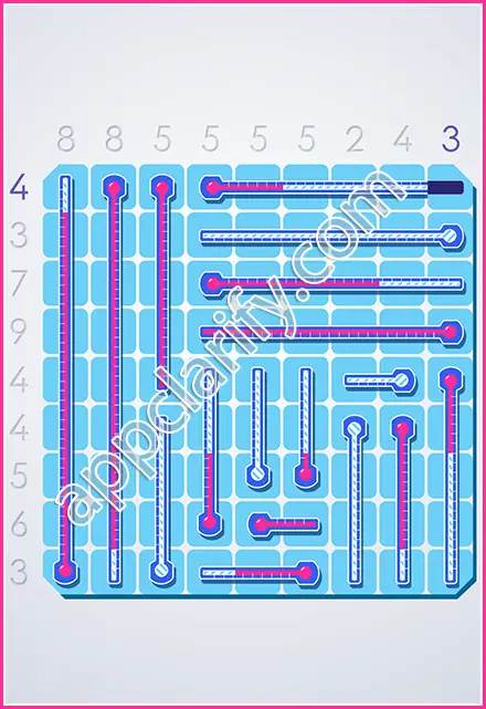 Thermometers Puzzles Pack F Solutions