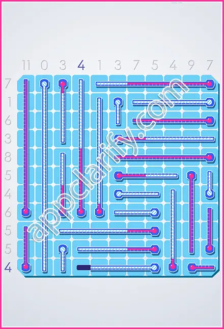 Thermometers Puzzles Pack H Solutions