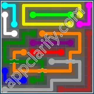 Flow Free: Bridges 10x10 Mania Pack Level 116 Solutions