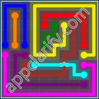 Flow Free: Bridges 10x10 Mania Pack Level 2 Solutions