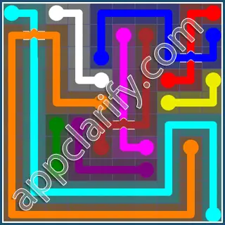 Flow Free: Bridges 10x10 Mania Pack Level 27 Solutions