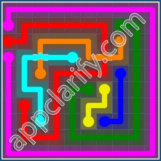 Flow Free: Bridges 10x10 Mania Pack Level 76 Solutions