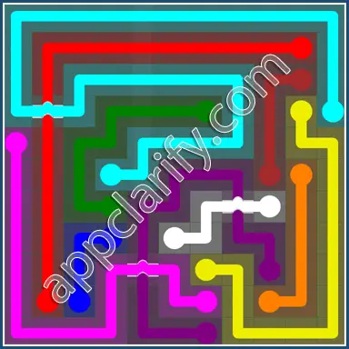 Flow Free: Bridges 11x11 Mania Pack Level 114 Solutions