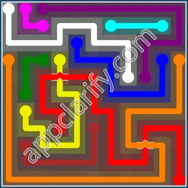 Flow Free: Bridges 11x11 Mania Pack Level 26 Solutions