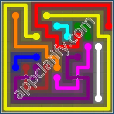 Flow Free: Bridges 11x11 Mania Pack Level 83 Solutions