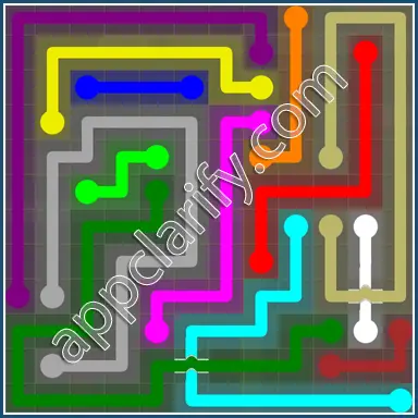 Flow Free: Bridges 12x12 Mania Pack Level 29 Solutions