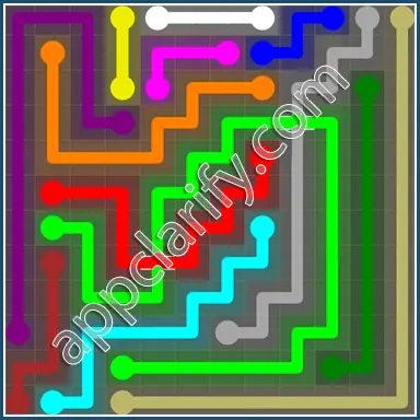 Flow Free: Bridges 12x12 Mania Pack Level 57 Solutions