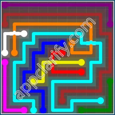 Flow Free: Bridges 12x12 Mania Pack Level 70 Solutions