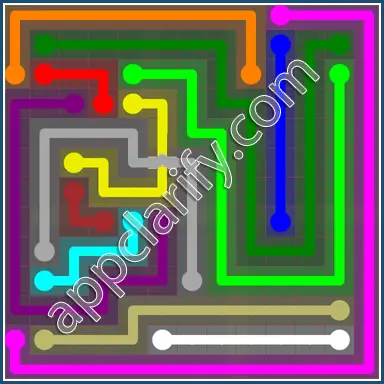 Flow Free: Bridges 13x13 Mania Pack Level 103 Solutions