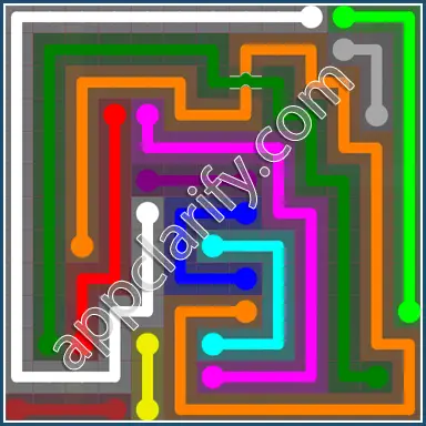 Flow Free: Bridges 13x13 Mania Pack Level 116 Solutions