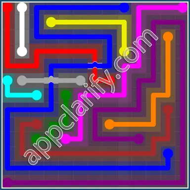 Flow Free: Bridges 13x13 Mania Pack Level 13 Solutions