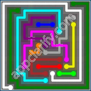 Flow Free: Bridges 13x13 Mania Pack Level 49 Solutions