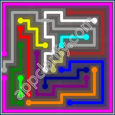 Flow Free: Bridges 14x14 Mania Pack Level 53 Solutions