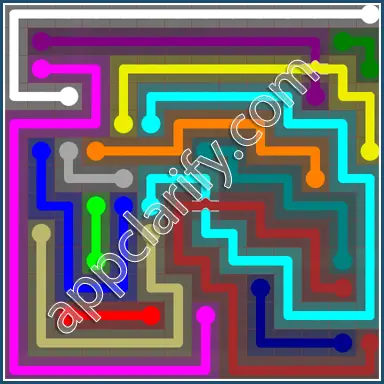 Flow Free: Bridges 14x14 Mania Pack Level 76 Solutions