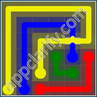 Flow Free: Bridges 6x6 Mania Pack Level 14 Solutions